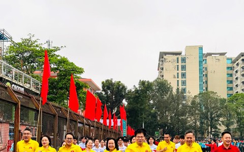 Phường Kim Liên phát động Ngày chạy Olympic vì sức khỏe toàn dân