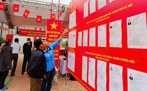 Tiếp tục đẩy mạnh tuyên truyền kết quả cuộc bầu cử tại xã Tiến Thắng