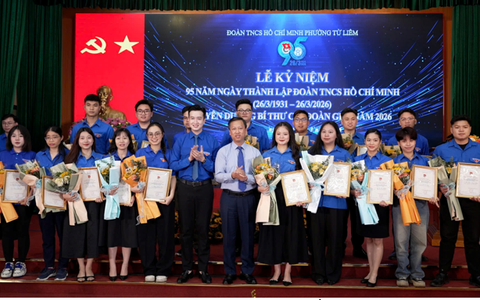 Phường Từ Liêm tổ chức Lễ kỷ niệm 95 năm Ngày thành lập Đoàn TNCS Hồ Chí Minh (26/3/1931 – 26/3/2026)