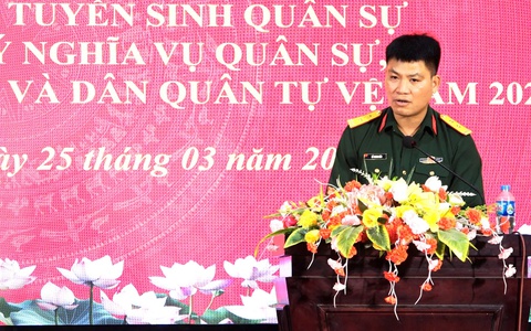 TRIỂN KHAI ĐỒNG BỘ NHIỆM VỤ TUYỂN SINH QUÂN SỰ NĂM 2026 TẠI XÃ DÂN HOÀ