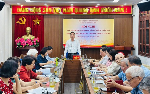 GIAO BAN BÍ THƯ CHI BỘ PHƯỜNG LÁNG THÁNG 3/2026: TẬP TRUNG THÁO GỠ “ĐIỂM NGHẼN”, NÂNG CAO HIỆU QUẢ TỪ ĐỊA BÀN DÂN CƯ