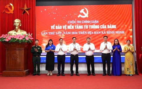 Phát động cuộc thi chính luận bảo vệ nền tảng tư tưởng của Đảng tại xã Bình Minh