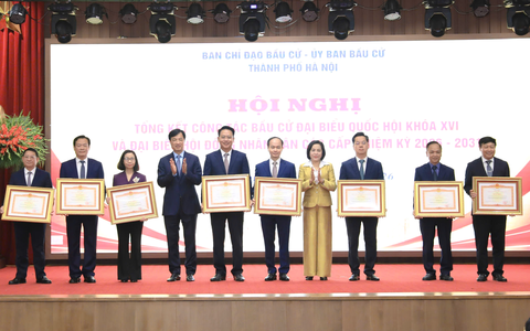 Hà Nội tổng kết công tác bầu cử đại biểu Quốc hội khóa XVI và đại biểu HĐND các cấp nhiệm kỳ 2026-2031