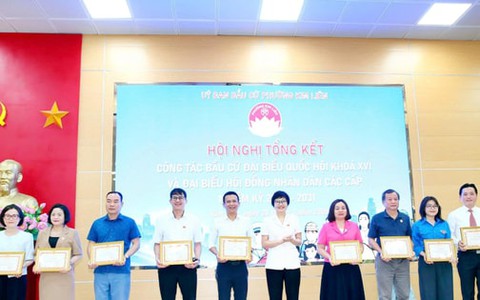 Phường Kim Liên tổng kết công tác bầu cử đại biểu Quốc hội, HĐND các cấp