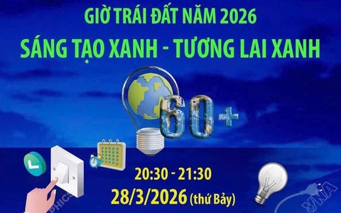 PHƯỜNG VĨNH TUY KÊU GỌI HƯỞNG ỨNG GIỜ TRÁI ĐẤT NĂM 2026