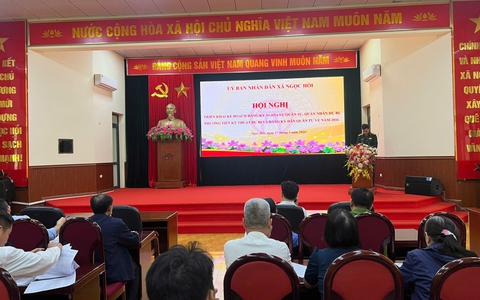 Ban chỉ huy Quân sự xã Ngọc Hồi: Chủ động xây dựng lực lượng, nâng cao hiệu quả công tác quốc phòng năm 2026