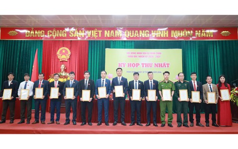 HĐND xã Minh Châu khóa XXII kiện toàn bộ máy, mở ra giai đoạn phát triển mới