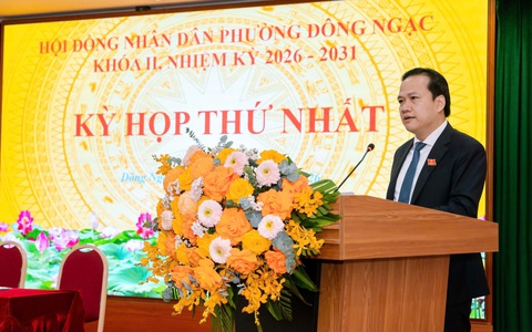 Hội đồng nhân dân phường Đông Ngạc khóa II, nhiệm kỳ 2026 – 2031 khai mạc Kỳ họp thứ Nhất