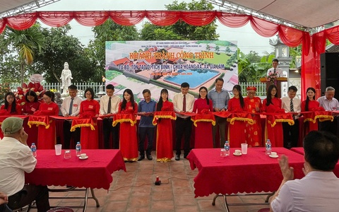 GIA LÂM KHÁNH THÀNH CÔNG TRÌNH TU BỔ, TÔN TẠO ĐÌNH – CHÙA HOÀNG XÁ VÀ TRIỂN KHAI THI CÔNG ĐÌNH THUẬN QUANG