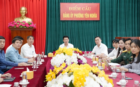 Yên Nghĩa tham dự hội nghị giao ban công tác tháng 2, triển khai nhiệm vụ trọng tâm tháng 3/2026 của Thành phố Hà Nội