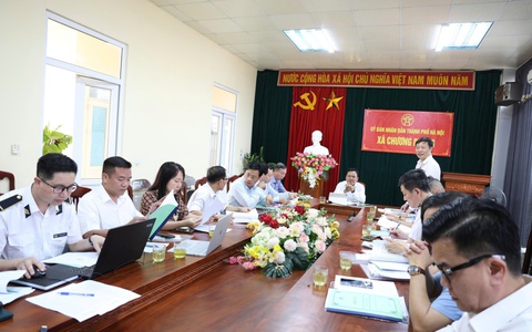 Đoàn kiểm tra liên ngành Thành phố: Kiểm tra quản lý giết mổ, vận chuyển, kinh doanh động vật tại xã Chương Dương