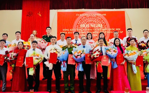 XÃ KIM ANH TỔ CHỨC HỘI NGHỊ TỔNG KẾT CÔNG TÁC  BẦU CỬ ĐBQH KHÓA XVI VÀ ĐẠI BIỂU HĐND CÁC CẤP, NHIỆM KỲ 2026 – 2031