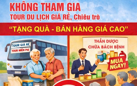 Cảnh giác với tour du lịch giá rẻ và chiêu trò “Tặng quà – bán hàng giá cao”