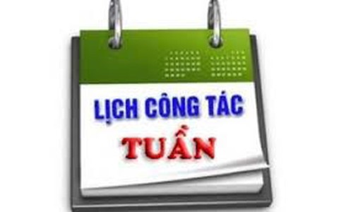 Kế hoạch công tác tuần 14