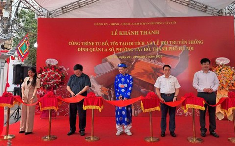 Phường Tây Hồ: Lễ khánh thành công trình tu bổ, tôn tạo di tích Đình Quán La Sở