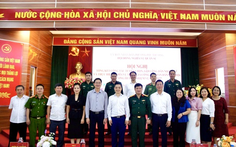 Phường Phú Thượng tổng kết công tác tuyển chọn, gọi công dân nhập ngũ và thực hiện nghĩa vụ tham gia Công an nhân dân năm 2026