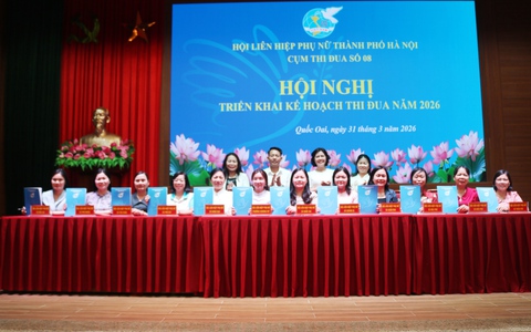 Cụm thi đua số 8 Hội Liên hiệp Phụ nữ thành phố Hà Nội triển khai chương trình công tác năm 2026