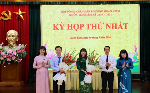 Phường Hoàn Kiếm bầu các chức danh lãnh đạo HĐND và UBND nhiệm kỳ 2026-2031