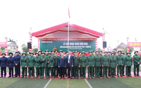 Xã Phúc Sơn tổ chức Hội nghị giao quân năm 2026