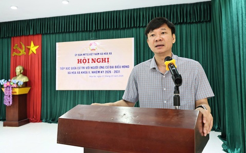 ỨNG CỬ VIÊN ĐƠN VỊ BẦU CỬ SỐ 03 XÃ HOÀ XÁ 
HOÀN THÀNH TIẾP XÚC CỬ TRI VẬN ĐỘNG BẦU CỬ