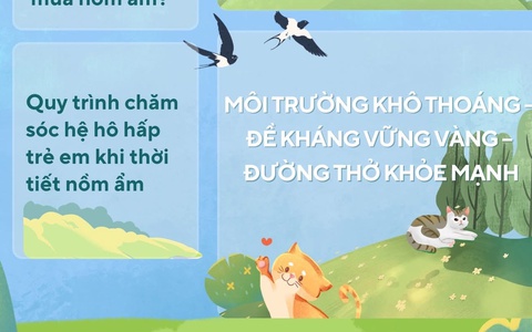 Bệnh viện đa khoa Xanh Pôn khuyến cáo chủ động phòng ngừa trước nguy cơ gia tăng bệnh hô hấp ở trẻ nhỏ trong mùa nồm ẩm