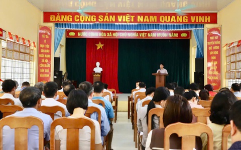 Xã Hồng Vân tập huấn công tác an toàn thực phẩm