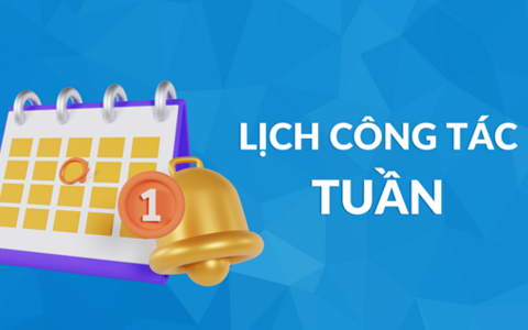 Kế hoạch công tác tuần 13 năm 2026