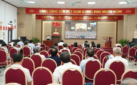 Xã Thuận An tham dự trực tuyến Hội nghị toàn quốc tổng kết công tác bầu cử đại biểu Quốc hội khóa XVI và đại biểu HĐND các cấp nhiệm kỳ 2026 – 2031