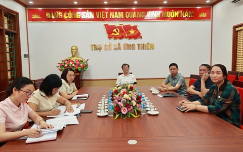 Xã Ứng Thiên tham dự trực tuyến Hội nghị công bố
Chỉ số CCHC năm 2025 của thành phố Hà Nội
