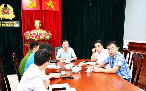 XÃ KIM ANH THAM DỰ HỘI NGHỊ TRỰC TUYẾN SƠ KẾT CÔNG TÁC PCCC VÀ CNCH QUÝ I/2026.