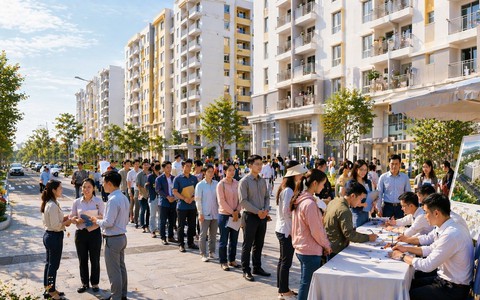 Người lao động phấn khởi vì lương 25 triệu đồng/tháng vẫn được mua nhà ở xã hội