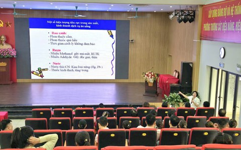 Phường Thượng Cát tập huấn kỹ năng bảo đảm an toàn thực phẩm