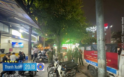 Công an phường Thanh Xuân: Quyết liệt xử lý “điểm nghẽn” trật tự đô thị, trả lại vỉa hè cho người đi bộ