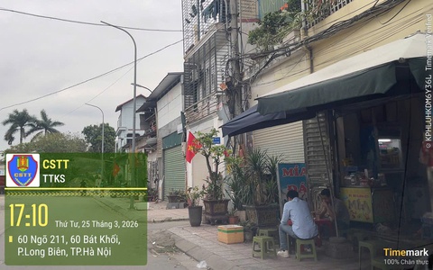 Long Biên tăng cường xử lý “phạt nguội”, lập lại trật tự đô thị trên địa bàn phường