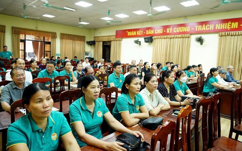 Hội Nông dân xã Thường Tín vận động hội viên phối hợp giải phóng mặt bằng dự án Khu đô thị thể thao - Olympic