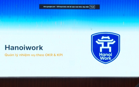 Hội nghị tập huấn sử dụng không gian làm việc số “HaNoi Work” cho lãnh đạo, công chức, viên chức, người lao động thuộc hệ thống chính trị xã Phú Xuyên.