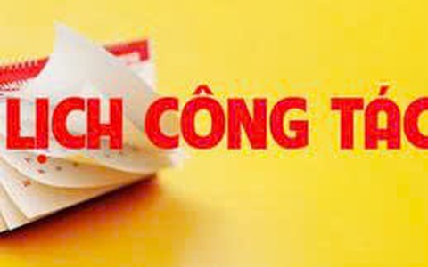 Lịch công tác tuần 17 phường Long Biên