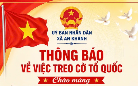 Thông báo về việc treo cờ Tổ quốc chào mừng kỷ niệm 51 năm ngày giải phóng miền Nam, thống nhất đất nước và 140 năm Quốc tế Lao động 01/5