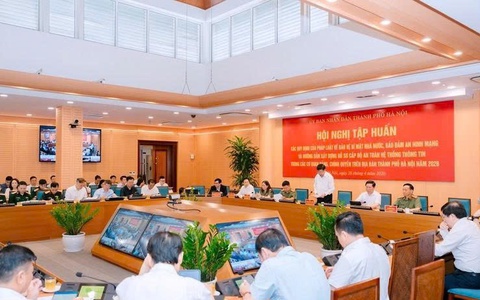 Hòa Lạc tham dự hội nghị trực tuyến tập huấn công tác bảo vệ bí mật nhà nước và bảo đảm an ninh mạng

