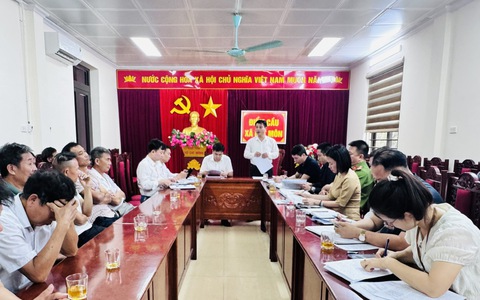 Xã tổ chức hội nghị tuyên truyền, vận động tháo dỡ công trình vi phạm trên đất nông nghiệp