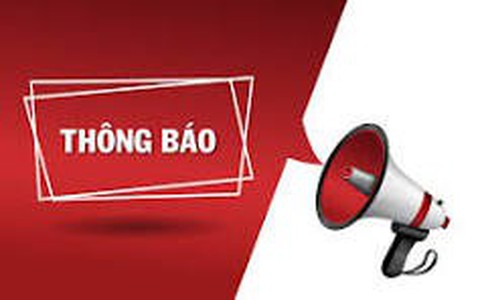 THÔNG BÁO