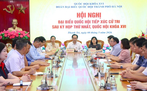 Đại biểu quốc hội thành phố Hà Nội thuộc đơn vị bầu cử số 7 tiếp xúc cử tri các phường, xã của thành phố
