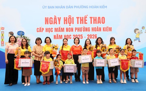 Sân chơi bổ ích cho học sinh mầm non phường Hoàn Kiếm