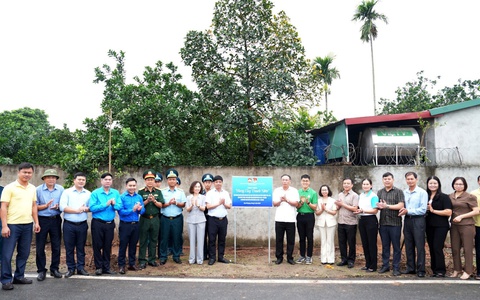 Khánh thành công trình “Hàng cây thanh niên”, tạo điểm nhấn cảnh quan nông thôn