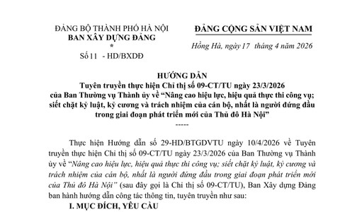Phường Hồng Hà tăng cường tuyên truyền thực hiện Chỉ thị về siết chặt kỷ luật, kỷ cương và nâng cao hiệu quả thực thi công vụ