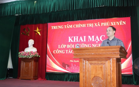 Phú Xuyên khai mạc lớp bồi dưỡng nghiệp vụ công tác Hội phụ nữ năm 2026