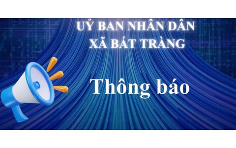 Thông báo treo cờ Tổ quốc