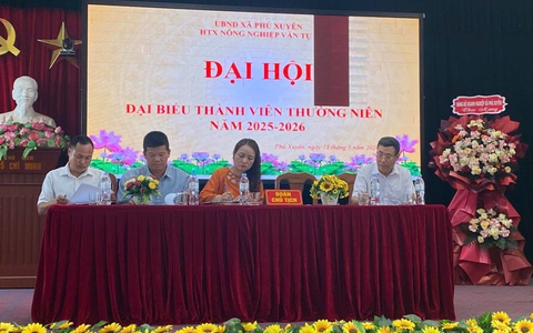 HTX nông nghiệp Văn Tự tổ chức Đại hội đại biểu thành viên thường niên năm 2025 – 2026