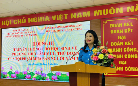 Hà Nội tăng cường truyền thông phòng, chống mua bán người trong trường học