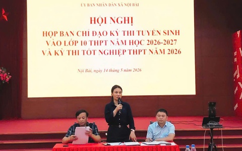 XÃ NỘI BÀI HỌP BAN CHỈ ĐẠO KỲ THI TUYỂN SINH VÀO LỚP 10 THPT NĂM HỌC 2026 - 2027